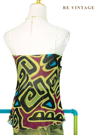 青竹絲迷宮圖騰細肩帶背心9