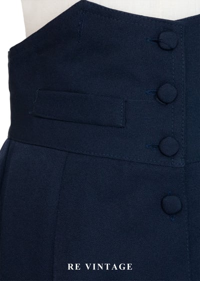 氣質單品  -午夜塞納河赫本風高腰長裙（25-27"）5