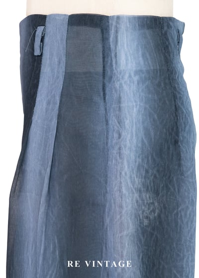 深海人魚系 - 水光壓紋雪紡高腰短褲（26"）7