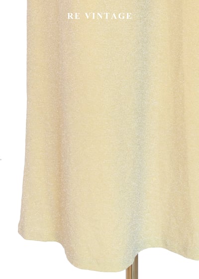 質感單品 - 淡黃的慢半拍時刻閃亮洋裝6