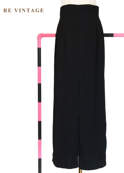 必備單品 - 黑魔女壓褶黑長裙（26"）1