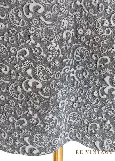 韓國製 - 石灰色漂亮印花紋路長裙（28-32"）8