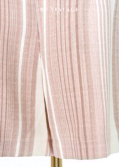 玫瑰奶茶色線條高腰短褲（26"）8