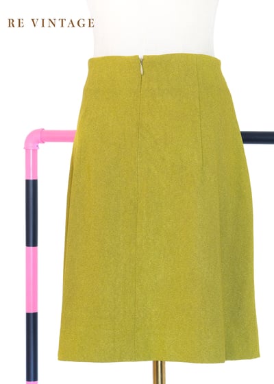 質感單品 - 暖暖芥末黃質感短裙（27"）6