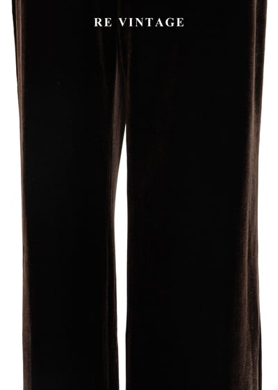 質感單 - Dark Chocolate 高腰絨布直筒長褲（28.5"）4