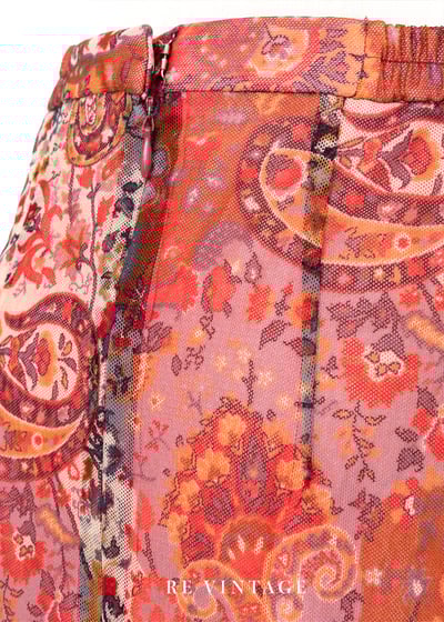 Racing Red 變型蟲蟲網紗及膝裙（24-26"）10