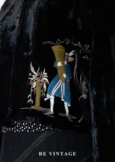 童話午夜劇場絨布短版外套6