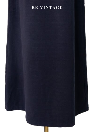 質感單品 - 黑白釦高腰藍裙（24"）8