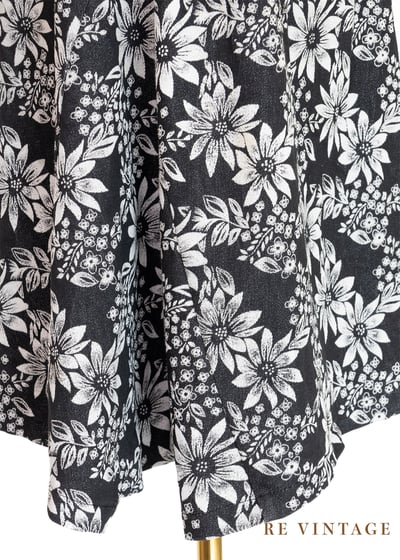 黑夜向日葵中長裙（26"）9