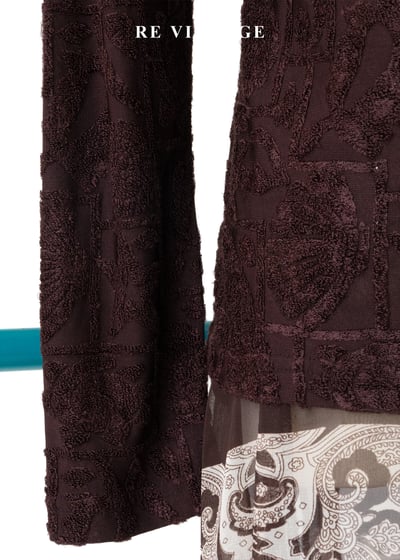 浮花星星巧克力色上衣5