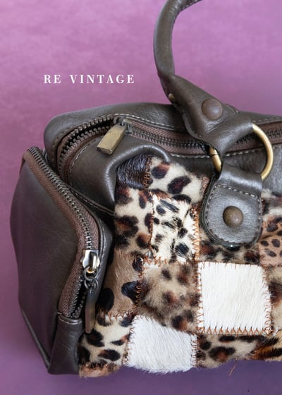 動物野性拼貼怪可愛手提包5