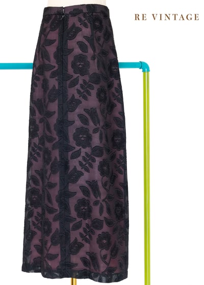 Pink Lemonade 黑色小花長裙（27"）6