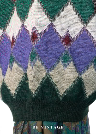 Autumn in argyle 文藝靈魂格紋毛衣13