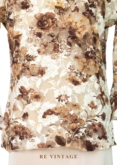 奶油初雪 - 法式蕾絲浪漫上衣2