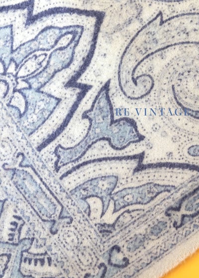 Royal Blue 高雅皇宮圖騰圍巾10