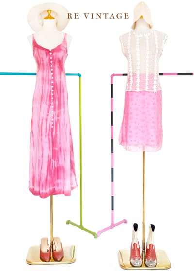 奧莉薇戀愛中小花中長裙（26")2