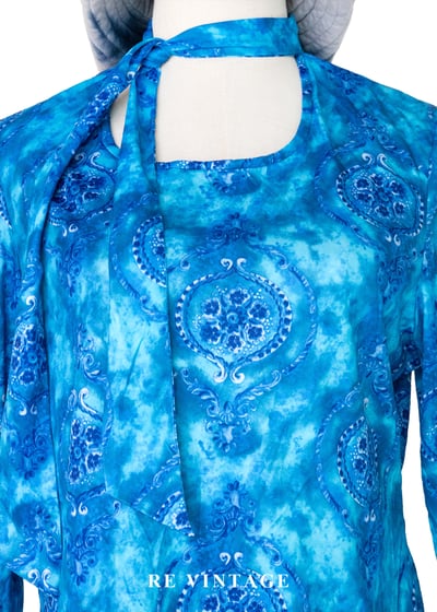 水波渲染東方圖騰優雅領結上衣3