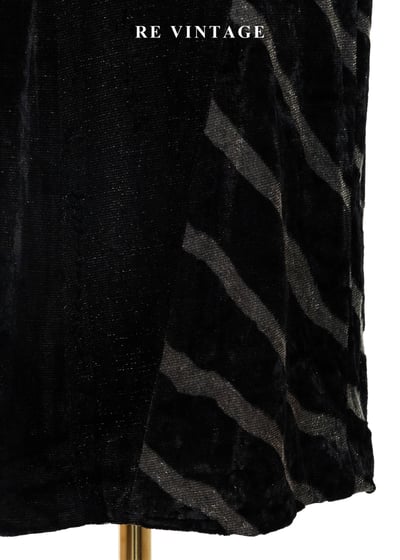 邊邊斑馬黑絨迷你洋裝14