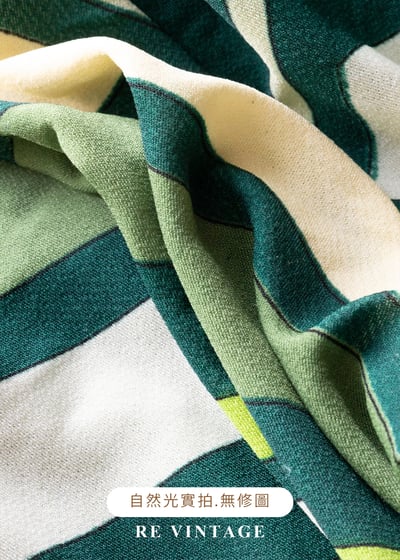 摩登綠層層疊疊幾何線條洋裝18