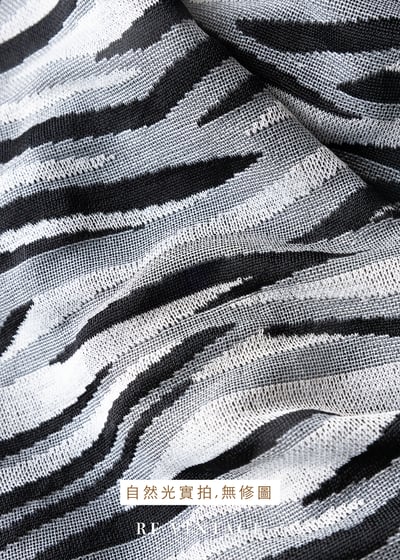 黑白相間辣感小斑馬細肩帶背心11