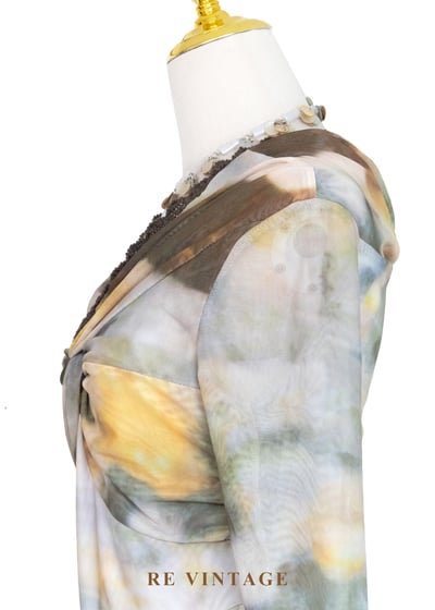 模糊邊界迷幻渲染扭結洋裝9