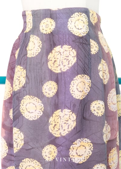 奶油花圓舞曲高腰短裙（25-28"）3