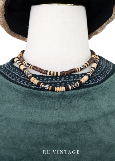 森林綠舒服的針織套頭衫3