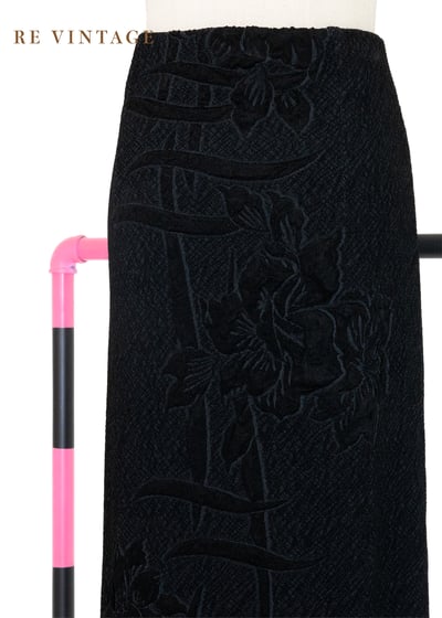 暗黑中的浮雕花長裙（27-34"）3