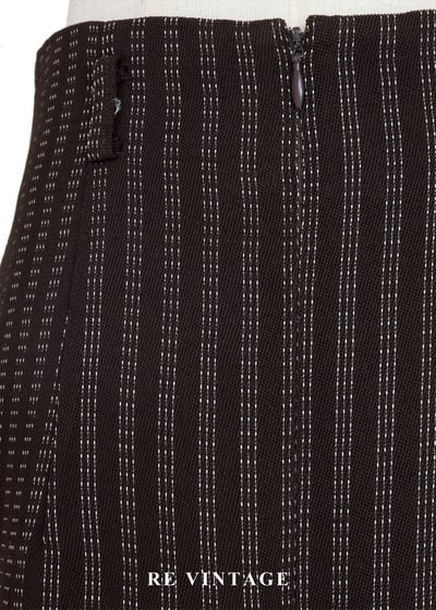 午後的三點一刻細條紋高腰長裙（25"）10