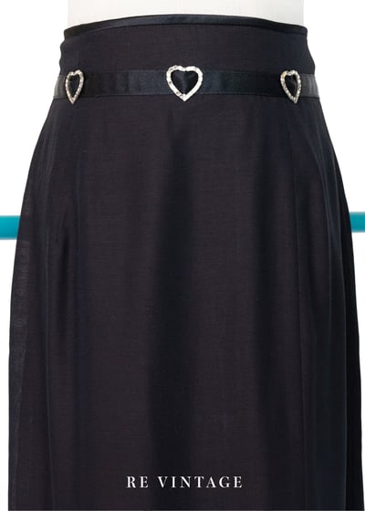 My love愛心發射黑系長裙（27"）3