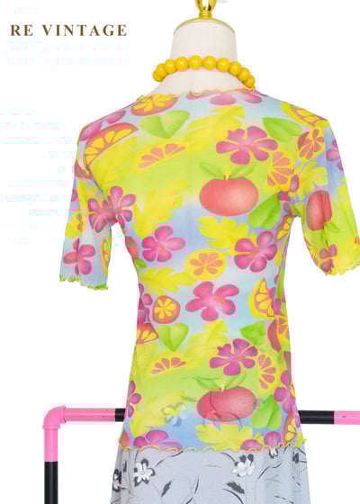 熱帶的花朵拼盤上衣8