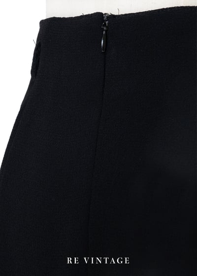 必備單品 - 質感黑高腰中長裙（24"）9