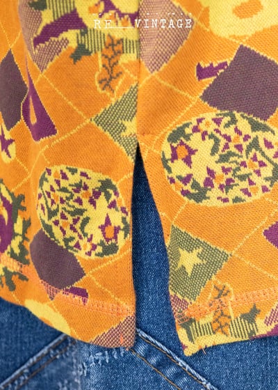 小太陽圖騰針織套頭上衣14