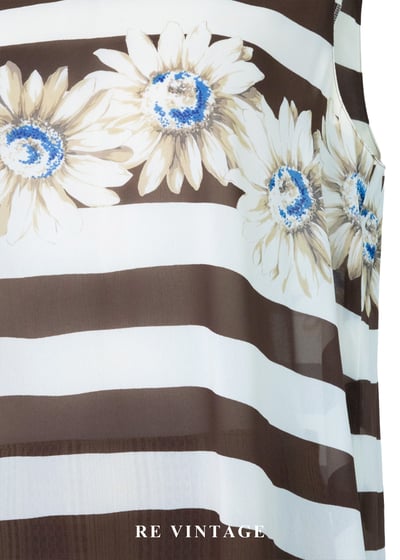 盛夏的影子- 向日葵花園條紋背心4