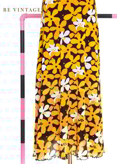 Vivid Orange 百花盛開長洋裝3