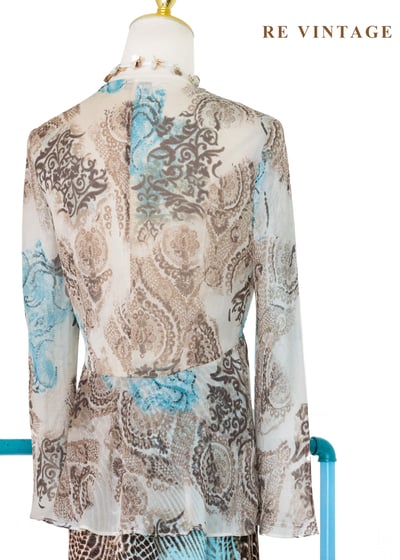 吟遊詩人 - 編織繫繩花會圖騰仙氣上衣10