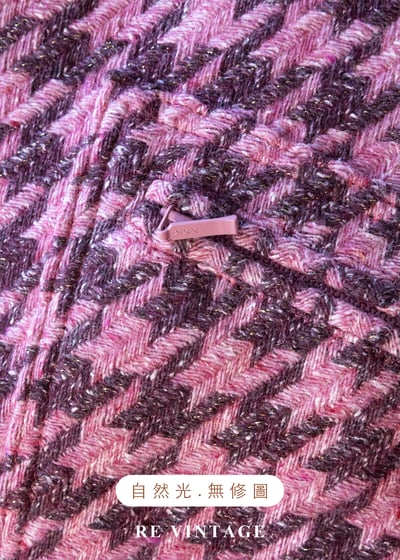 叛逆甜心 - 粉紅千鳥格毛呢拉鍊外套15