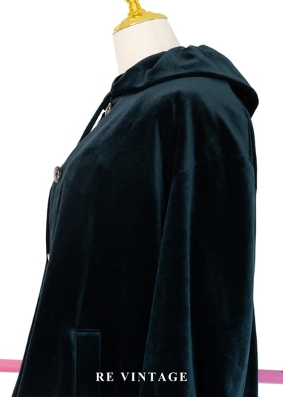 綠野仙蹤毛毛抽繩絨布外套10