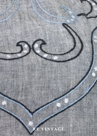 摩登西部牛仔灰底帥氣上衣6