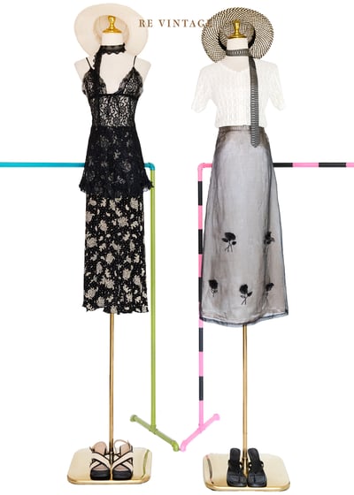 墨西哥製 - 瑪瑙黑蕾絲辣辣小背心2