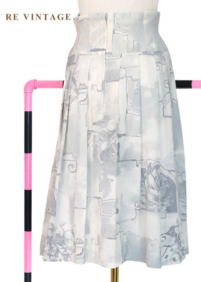 溫柔抽象花卉素描短裙（26"）7