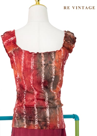 火紅的熔岩呼吸紋理背心11