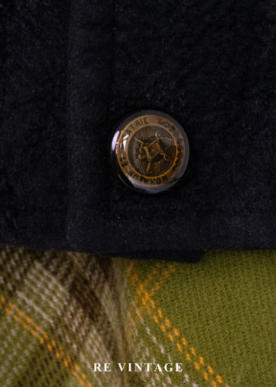 藍黑色森林年輪燈芯絨夾克外套6