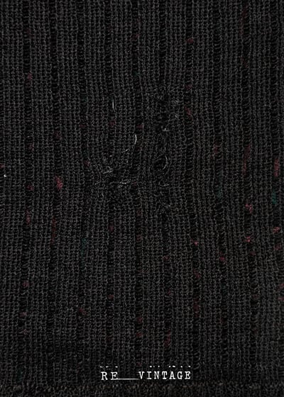 珠珠小花透膚黑色細肩帶背心14