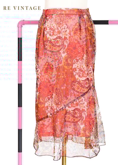 Racing Red 變型蟲蟲網紗及膝裙（24-26"）1