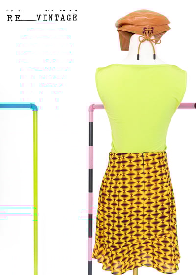 超靚涼閃電黃迷你短裙10