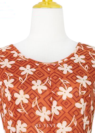 Orange juice 白色小花長洋裝4