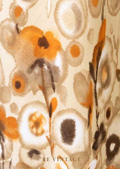 秋日暈染水彩花裙（26"）6