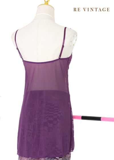 紫夜玫瑰透膚蕾絲背心11