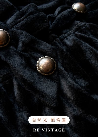 小華麗黑系復古金屬釦燈籠短裙（28"）14